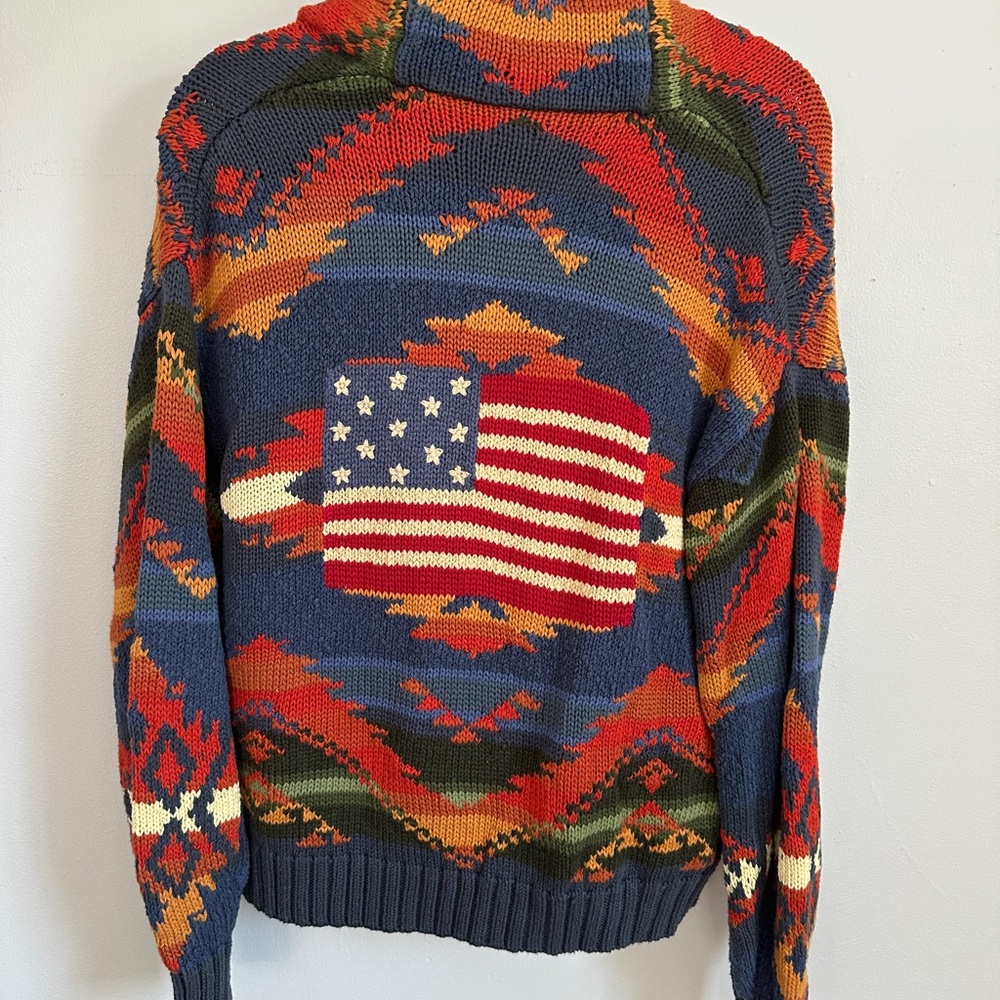 Ralph Lauren Multicolor Flag Sweater